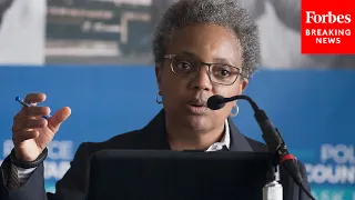 Chicago Mayor Lori Lightfoot Holds A Press Briefing