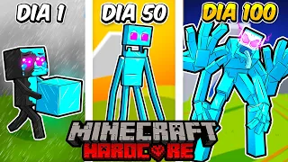 Eu Sobrevivi 100 DIAS como ENDERMAN DE DIAMANTE no Minecraft HARDCORE!