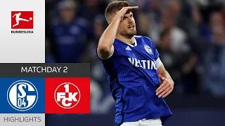 Strong Schalke with 3 Goals! | FC Schalke 04 - 1. FC Kaiserslautern 3-0 | Highlights | Bundesliga 2