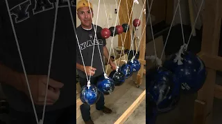 More conservation of momentum with Newton’s Cradle #physics #science
