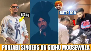 Punjabi Celebrities/Singers Tribute to Sidhu Moose Wala | Divine,Diljit Dosanjh,Guru Randhawa