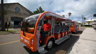 40 Passenger Electric Shuttle with Wheelchair Ramp Access