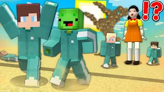 JJ And Mikey In a SQUID GAME Minecraft Challenge - Maizen Mizen JJ Mikey