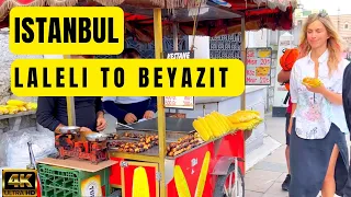 Laleli To Beyazit Square / Walking Tour in Fatih District / Istanbul |4K