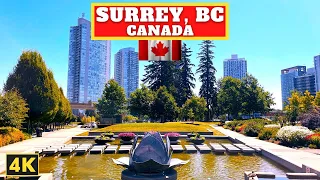 SURREY British Columbia CANADA, 4K Walking Tour