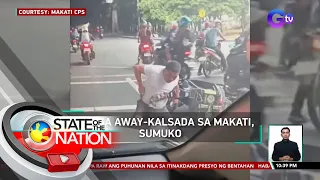 Rider sa away-kalsada sa Makati, sumuko | SONA