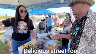 Lao New Year 2024 in Stockton, California. With Delicious street food.