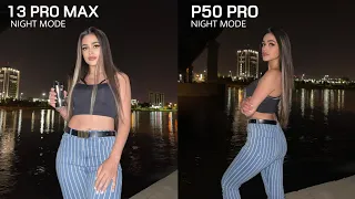 iPhone 13 Pro Max vs Huawei P50 Pro NIGHT MODE Camera Test