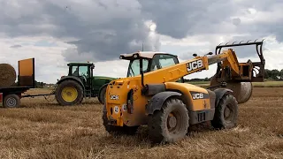 wożenie słomy 2021 jonh deere