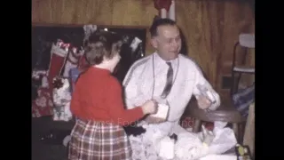 Opening Presents on Christmas, 1960s