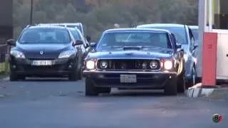 Ford Mustang Boss 351! Start-up,acceleration!