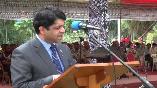 Fijian Attorney General Aiyaz Sayed Khaiyum's speech for outgoing Fijian President