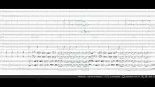 Dvorak's ninth allegro fourth movement slowed down with metronome