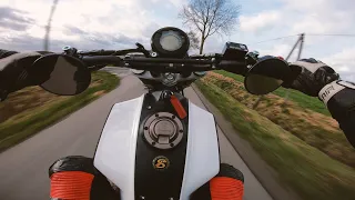 Husqvarna 401 Svartpilen - Onboard - Wheelie [ RAW ]