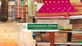 T Nagar 5 Maadi Sri Kumaran Stores || Pure Linen || Semi Chanderi || Raw Silk || Banarasi sarees