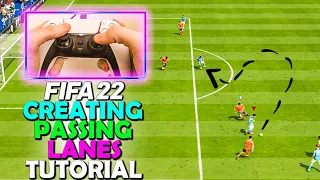 PRO PASSING TECHNIQUE | CREATING PASSING LANES in FIFA 22 | FIFA 22 PASSING TUTORIAL