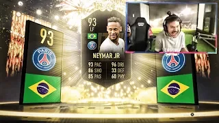 I PACKED IF NEYMAR!! 50 TOTW PACKS!! FIFA 19