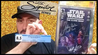 CGC Unboxing! Clone Wars 1 Variant signed by Ashley Eckstein and Matt Lanter - Crack and Regrade!