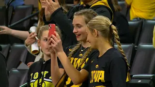 This Is Iowa: Hawkeye basketball fans crowd Carver-Hawkeye Arena for a glimpse of Caitlin Clark