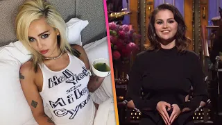 Miley Cyrus REACTS to Selena Gomez's SNL Impression