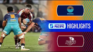 HIGHLIGHTS | MOANA PASIFIKA v REDS | Super Rugby Pacific 2024 | Round 8
