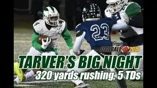 Maloney's James Tarver rushes for 320 yards and 5 TDs