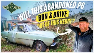 Can I Get This Abandoned 1970 Rover P6 Running And Drive It Out Of This Hedge?