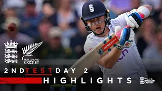 Runs Galore On Day 2 | Highlights | England v New Zealand- Day 2 | 2nd LV= Insurance Test 2022