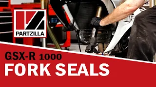 Fork Seal Replacement on a GSXR 1000 | GSX-R 1000 Fork Seal Replacement | Partzilla.com