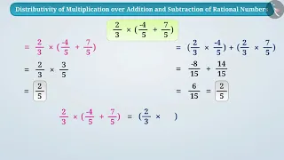 Distributive property of rational numbers | Part1/3 | English | Class8