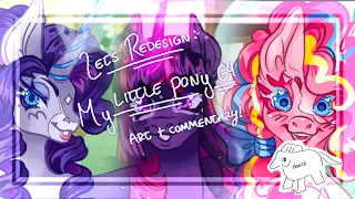Let’s redesign : MlpFim The Mane Six 💜 art + commentary