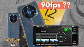 Realme 12 Pro Plus Pubg Test - Graphics Test - SD 7s GEN 2.! 90fps or not 🤡full Review