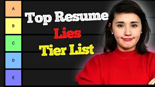 HR Ranks 10 RESUME Lies (Tier List ) - The Truth about LYING on your resume
