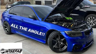 How to Install BMW E90 Wisefab Angle Kit!! STEP BY STEP