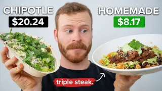 Can I make Chipotle’s Burrito Bowl cheaper, healthier, and better tasting?