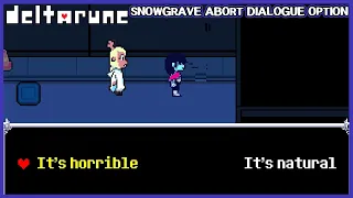 "It's horrible" dialogue option - Deltarune Chapter 2