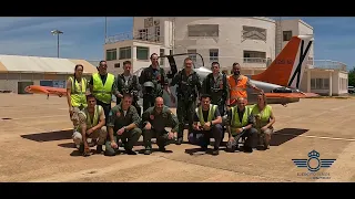 La Academia General del Aire y del Espacio se despide del E-26 Tamiz