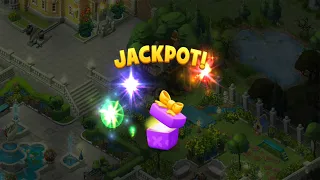 Jackpot and Rewards in Lucky Spin in Gardenscapes game