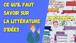 LA  LITTÉRATURE D'IDÉES : ce qu’il faut savoir pour le BAC de français et pour BRILLER en société !