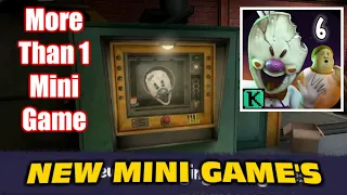 Ice Scream 6 New Mini Games | New Game Room In Ice Scream 6 | Ice Scream 6