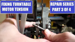NSM 45 rpm mech repair (PART 3) fixing record speed issues