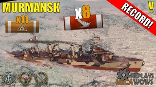 Murmansk 8 Kills & 99k Damage | World of Warships Gameplay