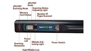 Ручной портативный сканер SkyPix TSN415 900dpi
