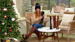 Isaac Mizrahi Live! Quilted Leather Riding Boots on QVC