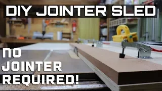 Jointer sled / straight cut jig / table saw sled