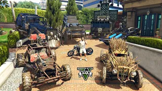 GTA 5 - Stealing Mad Max Movie Vehicles with Michael! (Real Life Cars #19)