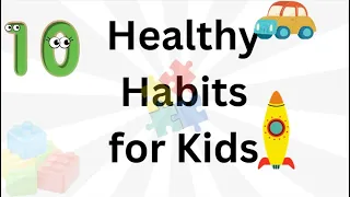 10 Healthy Habits for Kids@CartoonWheels-ku3xm  #nurseryrhymes #rhymes