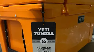 YETI Tundra 65 king crab orange
