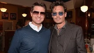 Johnny Depp and Tom Cruise Together at Hollywood Walk of Fame! | POPSUGAR News
