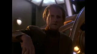 Star Trek DS9 S4E13 Odo & Kira  Quark Counsels Odo on Love